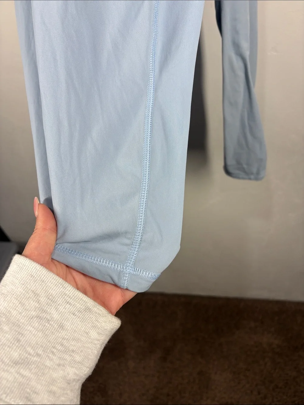 Greyson Light Blue Quarter-Zip Performance Pullover size XL